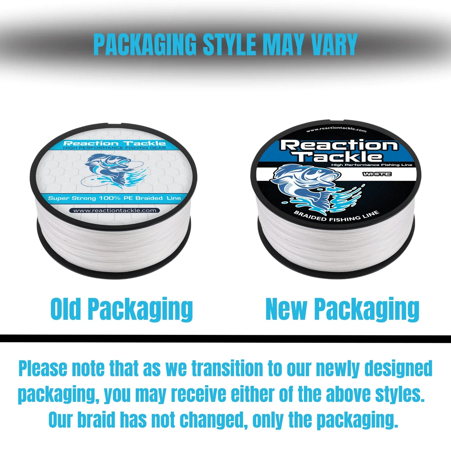 Reaction Tackle Braided Fishing Line - USA Camo